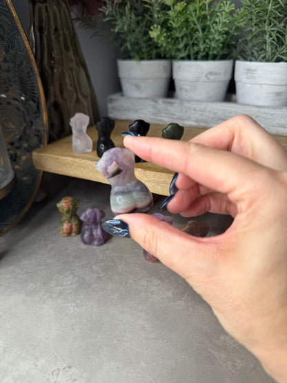 Goddess Mini Crystal Carvings