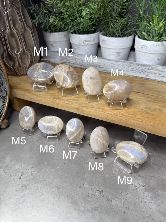 Moonstone Crystal Palmstones