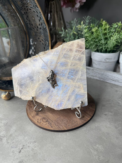 Mermaid Garden Quartz Crystal Pendant