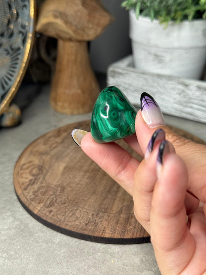 Malachite Crystal Tumbles