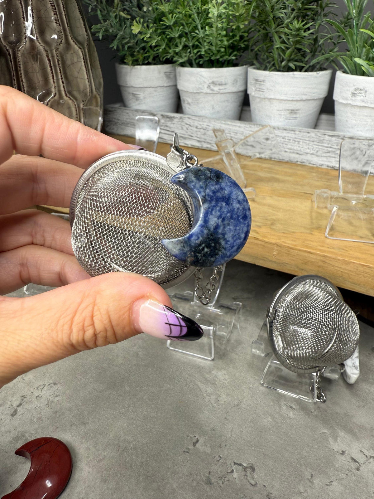 Crystal Moon Tea Leaf Strainer
