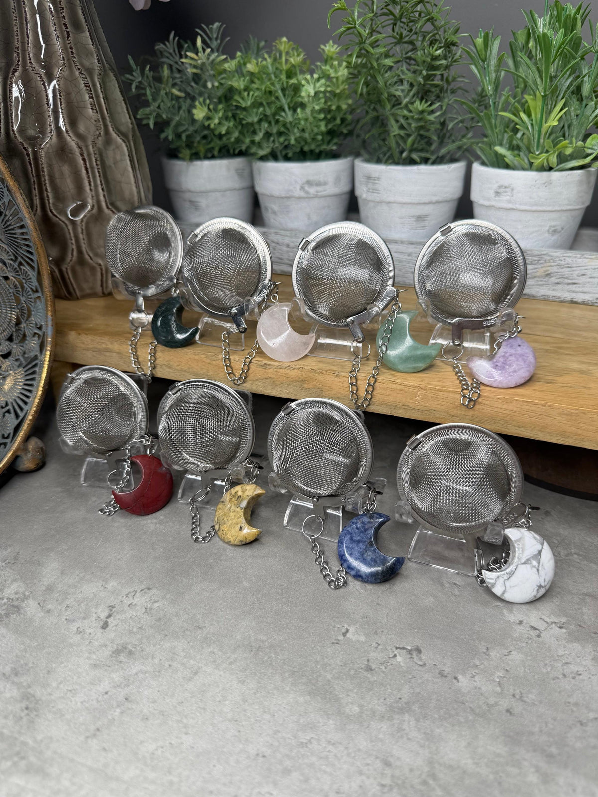 Crystal Moon Tea Leaf Strainer