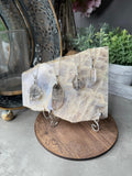 Enhydro water in Quartz Crystal Pendant Necklace