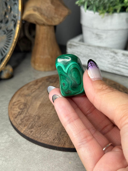 Malachite Crystal Tumbles