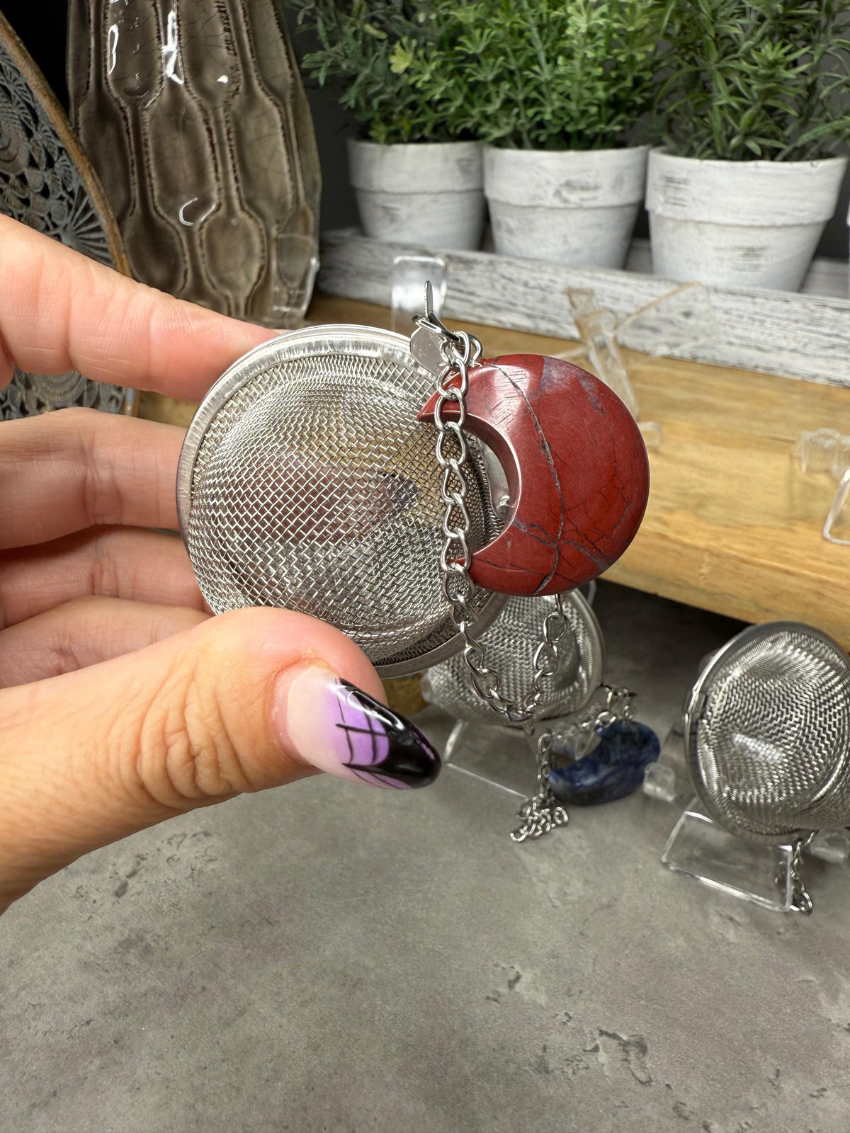 Crystal Moon Tea Leaf Strainer