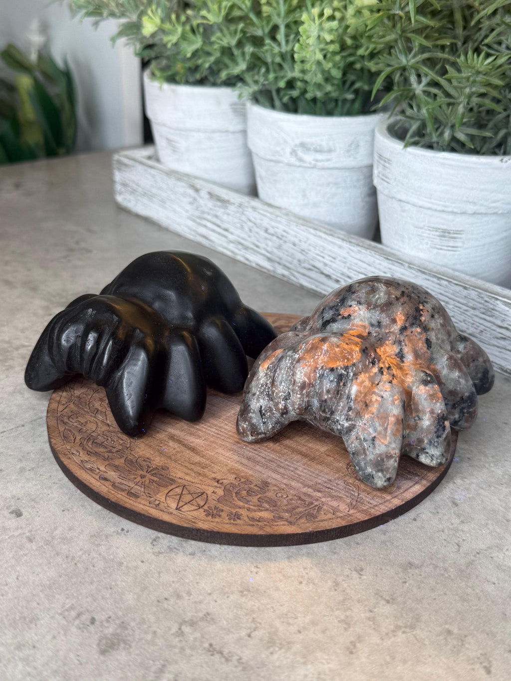 Large Spider Crystal Carvings - Multiple Crystal Options