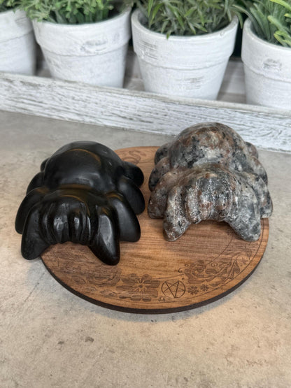 Large Spider Crystal Carvings - Multiple Crystal Options