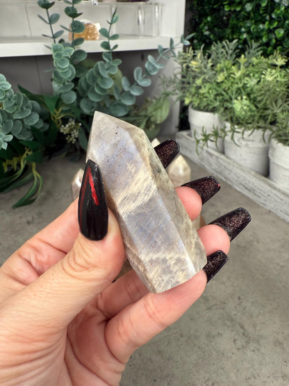 Small Moonstone Crystal Tower Crystal Points Sunstone
