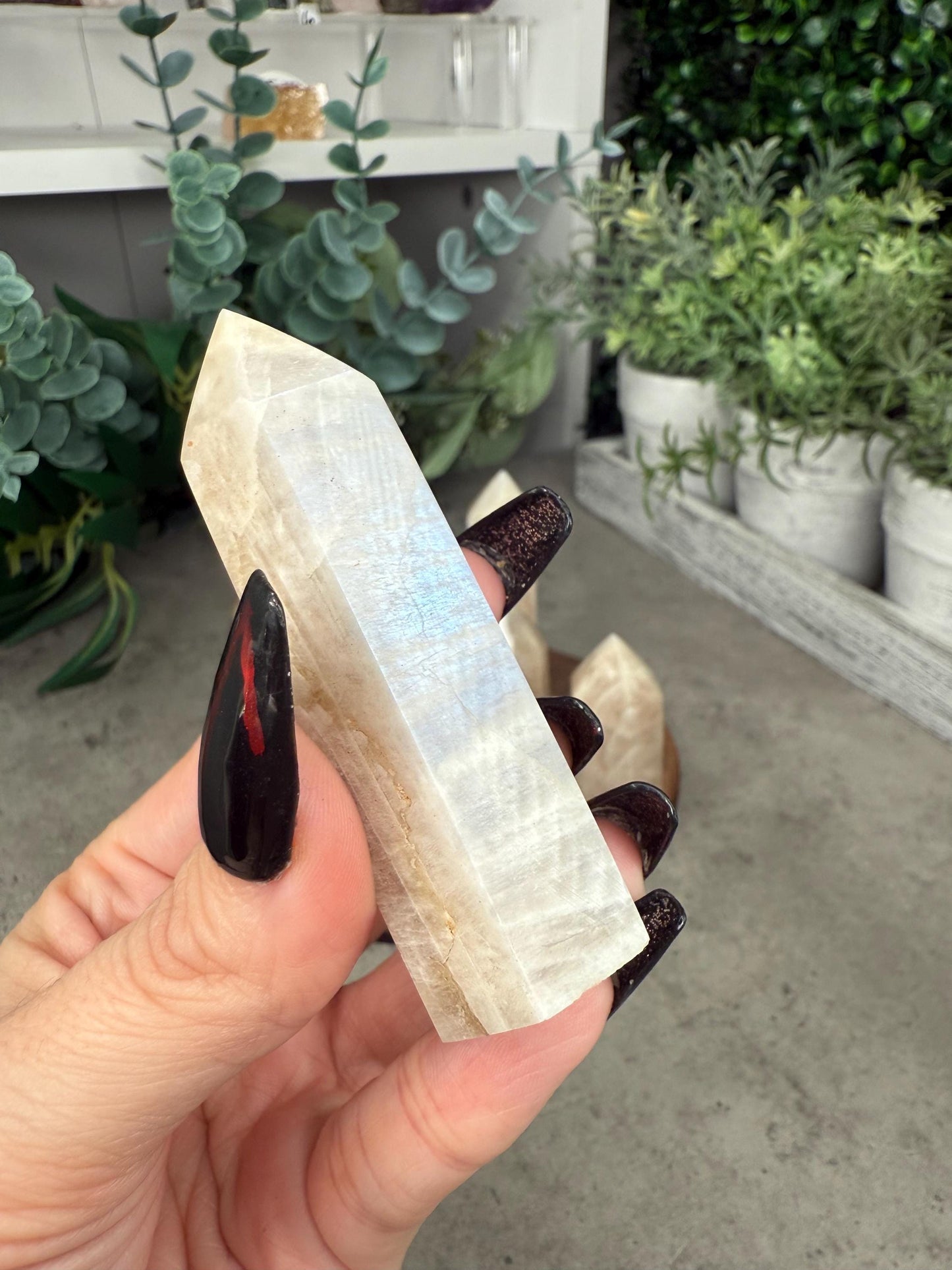 Small Moonstone Crystal Tower Crystal Points Sunstone