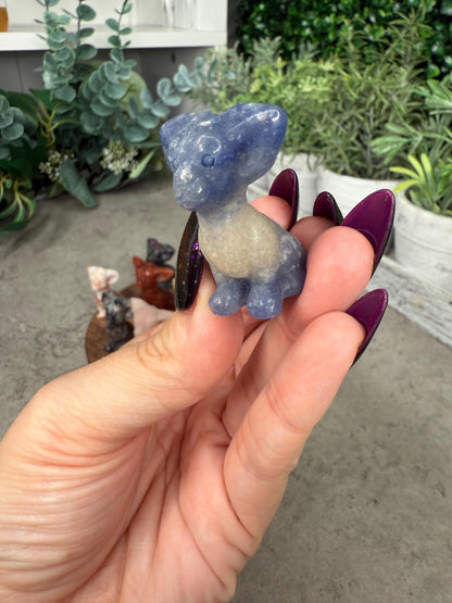 Chihuahua Dog Mini Crystal Carving