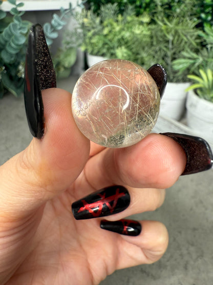 Golden Rutile Quartz Crystal: Tower, Sphere, or Freeform