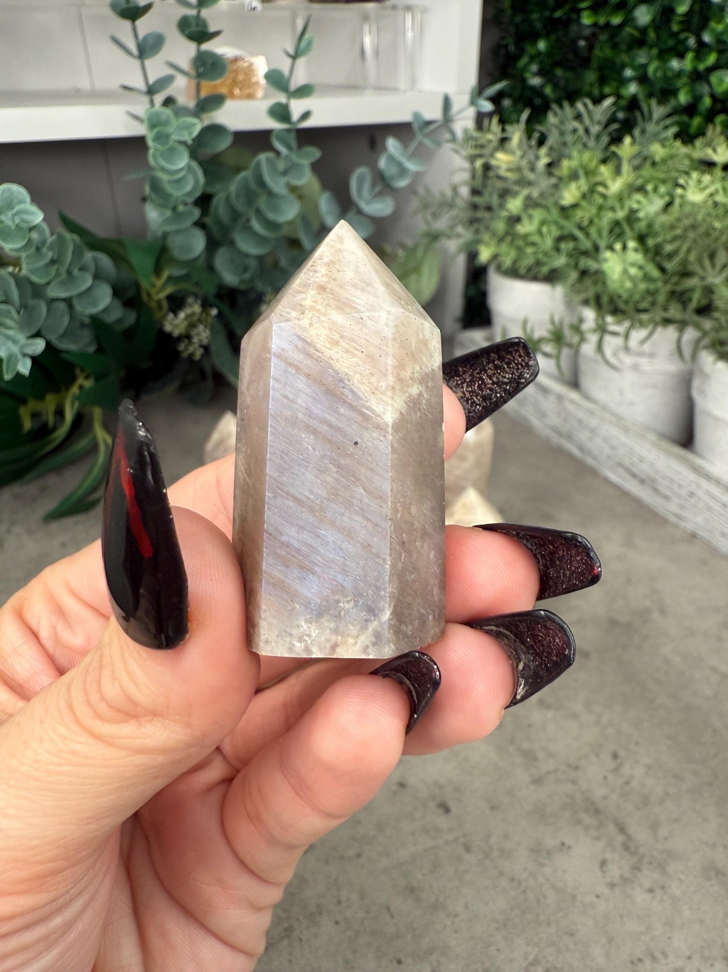 Small Moonstone Crystal Tower Crystal Points Sunstone
