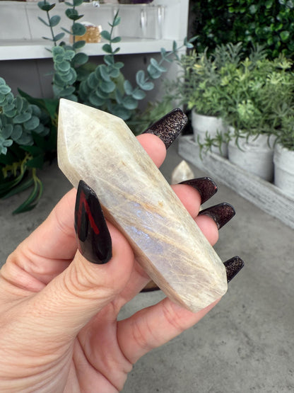 Small Moonstone Crystal Tower Crystal Points Sunstone