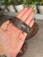 African Bloodstone Crystal Bangle Bracelets