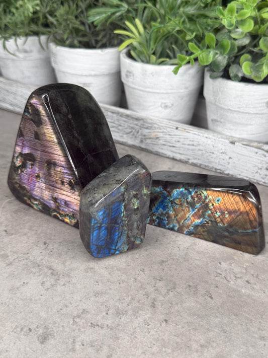 Labradorite Freeforms x - z