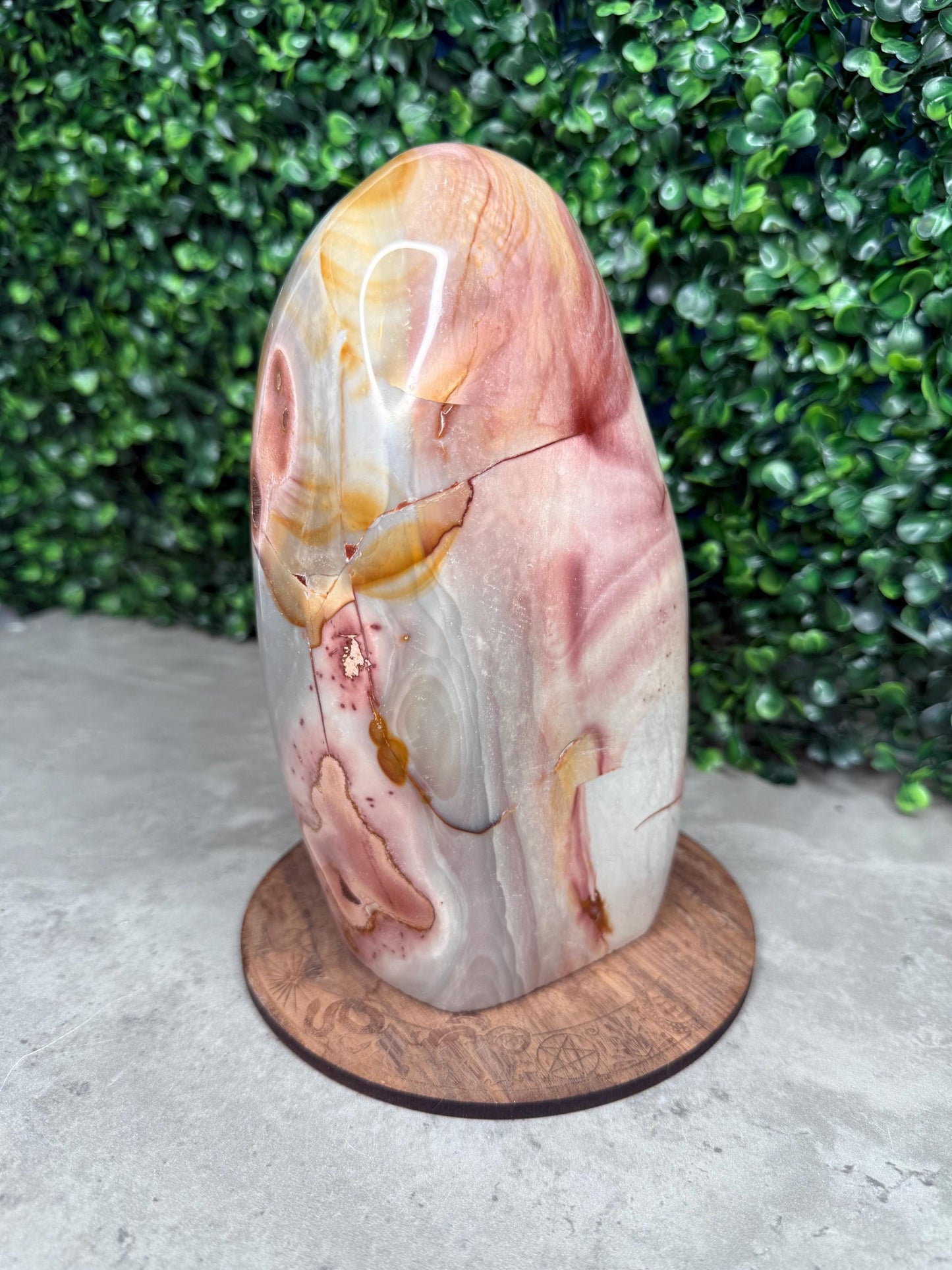 Pink Pastel Polychrome Jasper XL Freeform Crystal Mineral 2.7kg 2700g