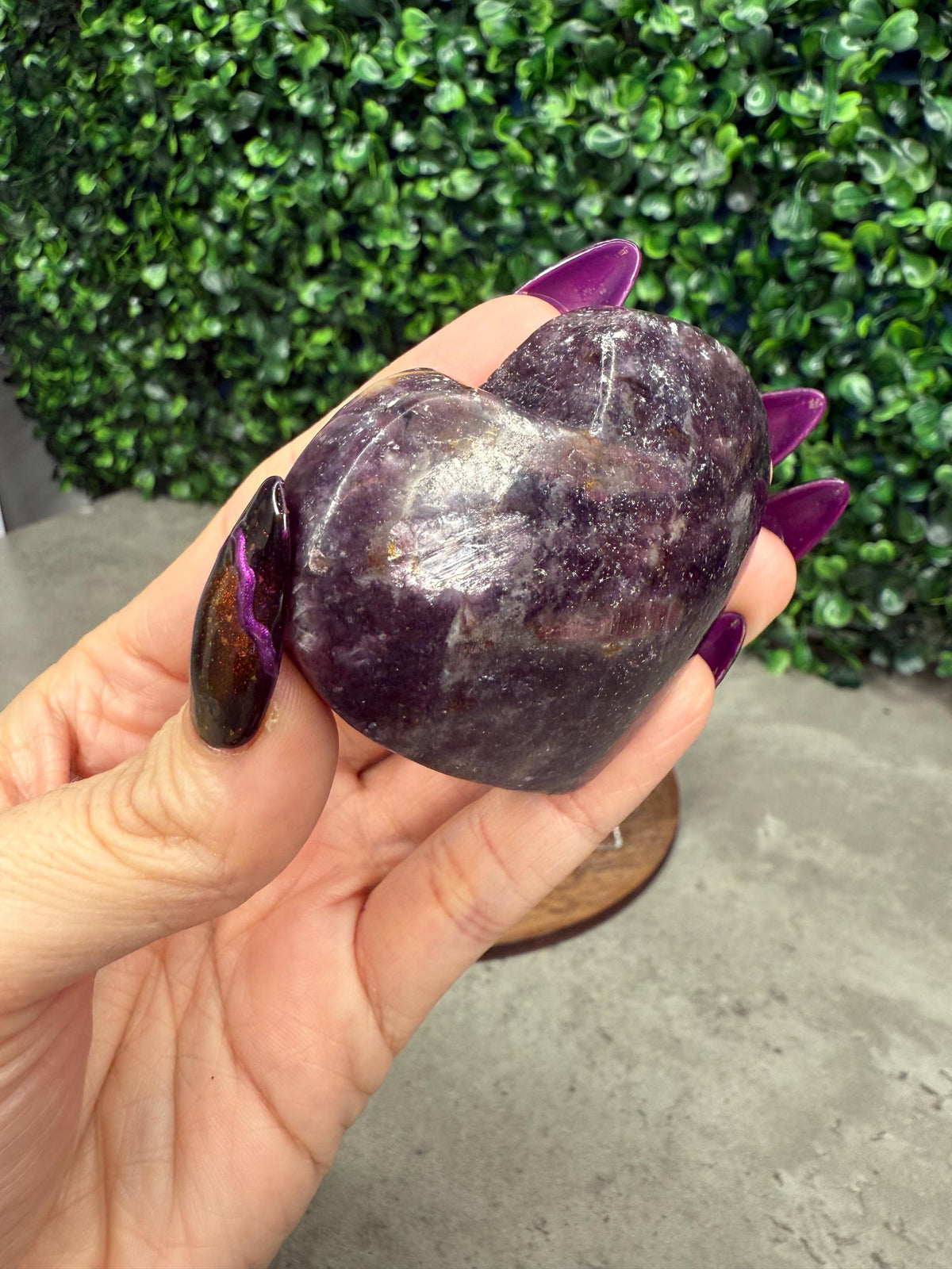 Unicorn Stone Hearts Crystal Carvings