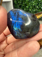 Flashy Labradorite Heart Crystal Carvings With Stands