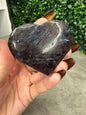 Firework Stone Heart Crystal Carving With Stand