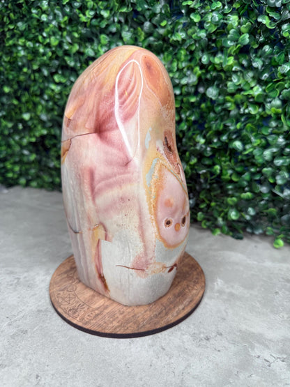 Pink Pastel Polychrome Jasper XL Freeform Crystal Mineral 2.7kg 2700g