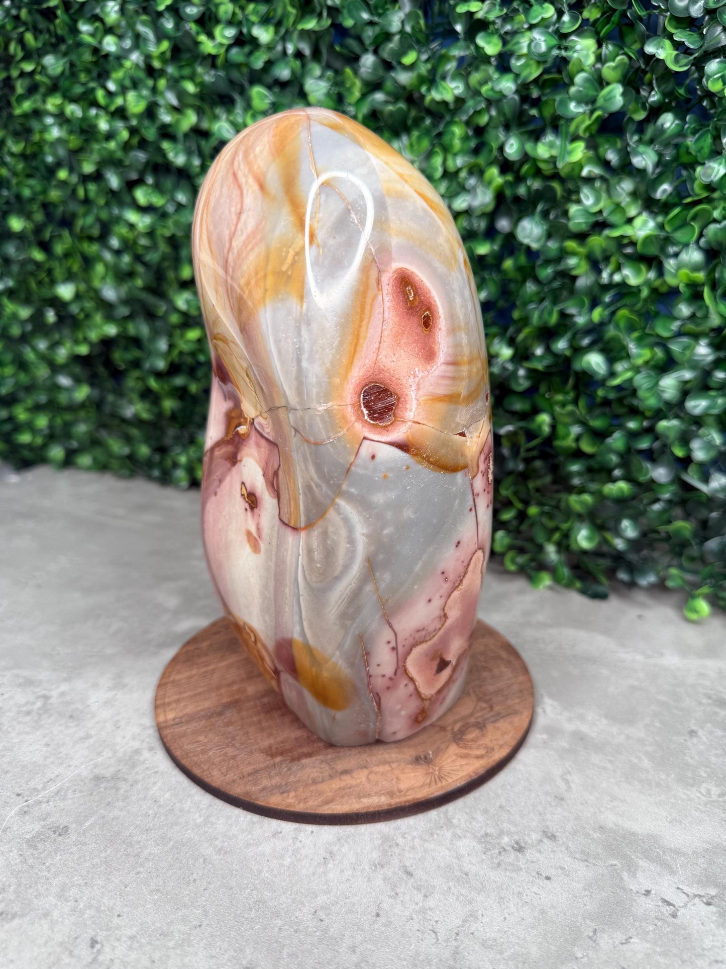 Pink Pastel Polychrome Jasper XL Freeform Crystal Mineral 2.7kg 2700g