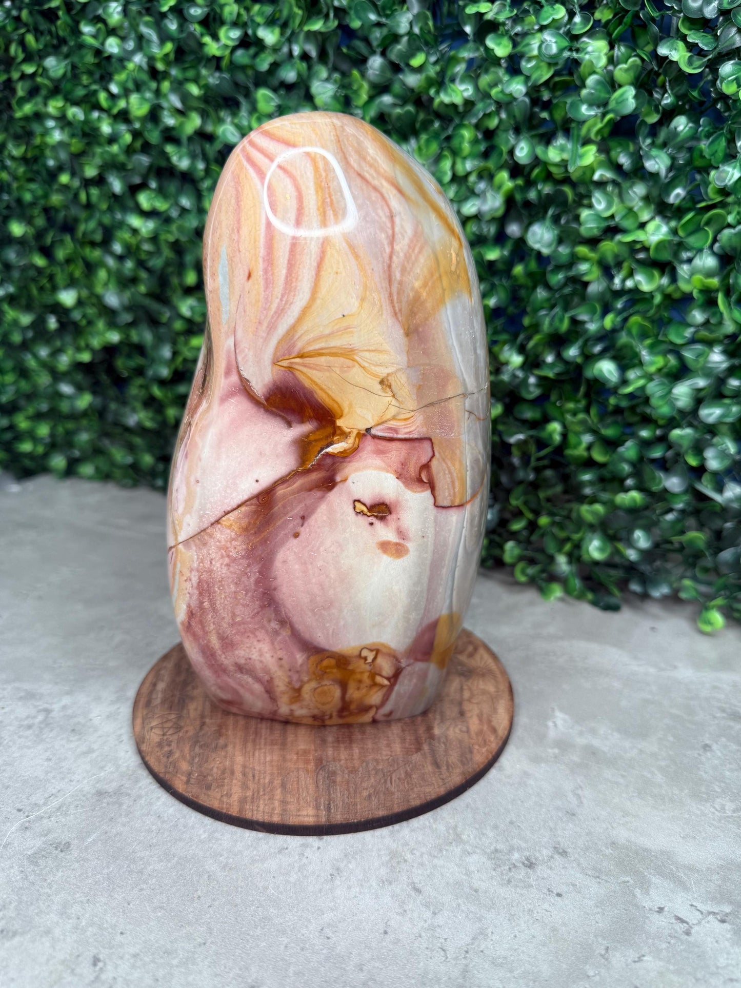 Pink Pastel Polychrome Jasper XL Freeform Crystal Mineral 2.7kg 2700g