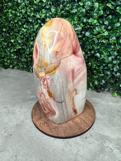 Pink Pastel Polychrome Jasper XL Freeform Crystal Mineral 2.7kg 2700g