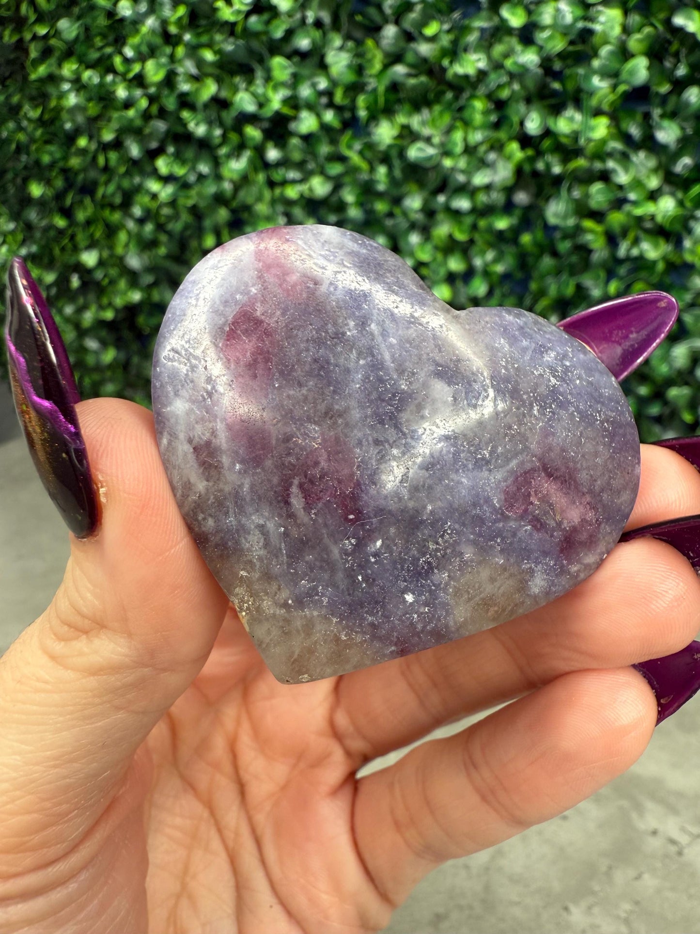 Unicorn Stone Hearts Crystal Carvings