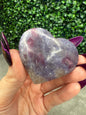 Unicorn Stone Hearts Crystal Carvings