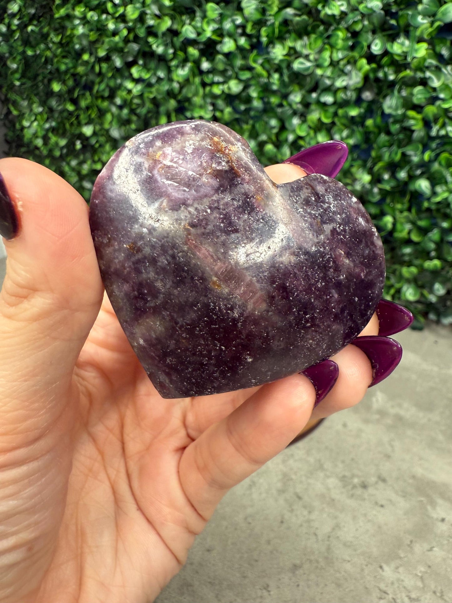 Unicorn Stone Hearts Crystal Carvings