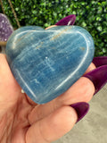 Blue Onyx Heart Crystal Carvings