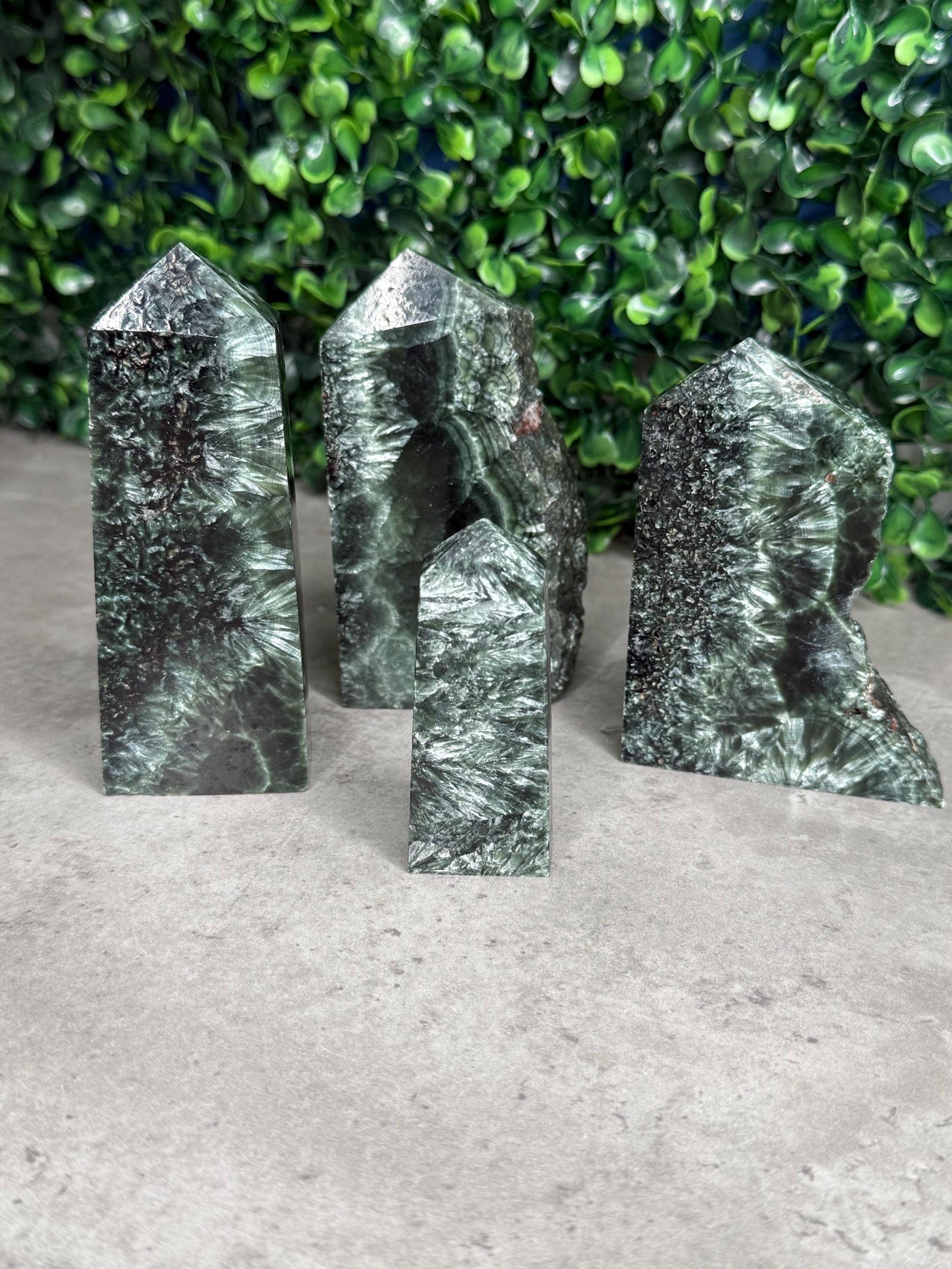 Seraphinite Crystal Towers A - D