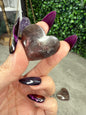 Mini Sunstone Heart Crystal Carvings
