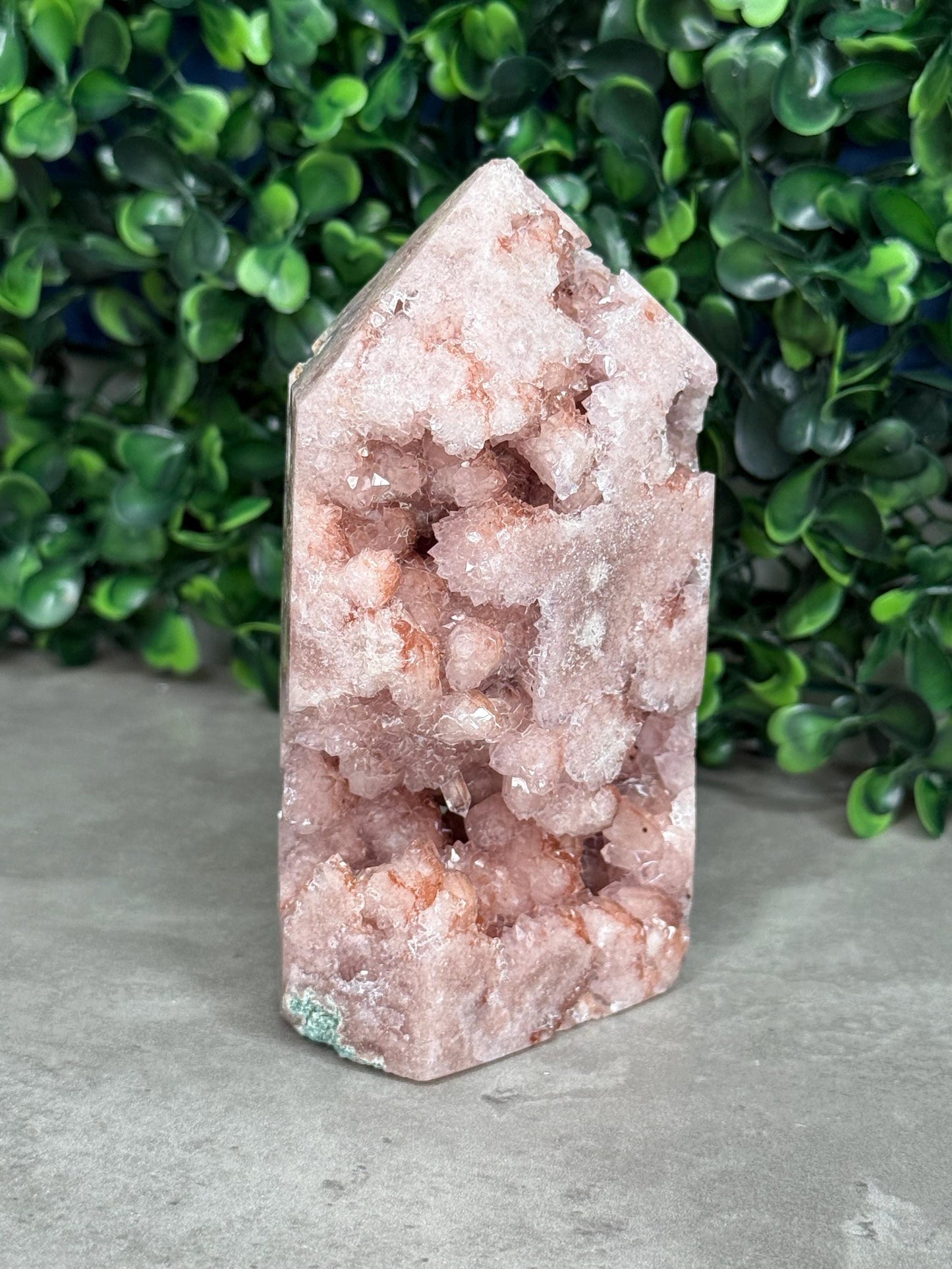 Pink Amethyst Druzy Crystal Towers