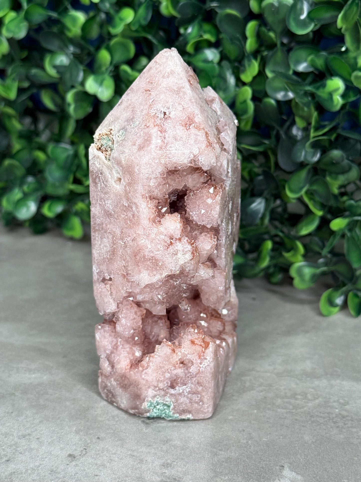 Pink Amethyst Druzy Crystal Towers