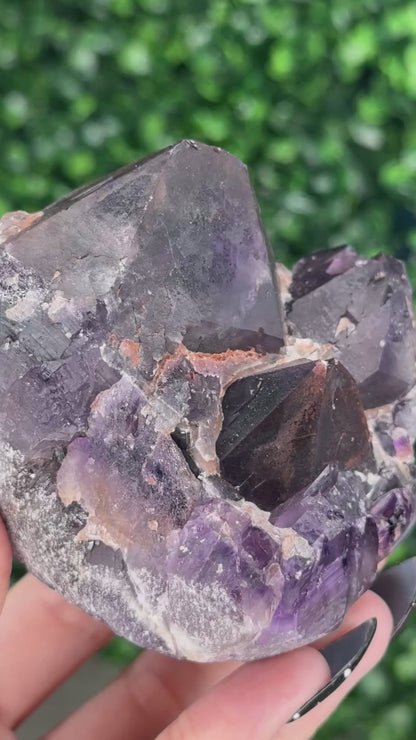 Hematite-Included Amethyst Alien Amethyst U