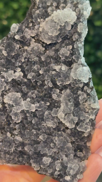 Black Chalcedony Crystal Specimen B