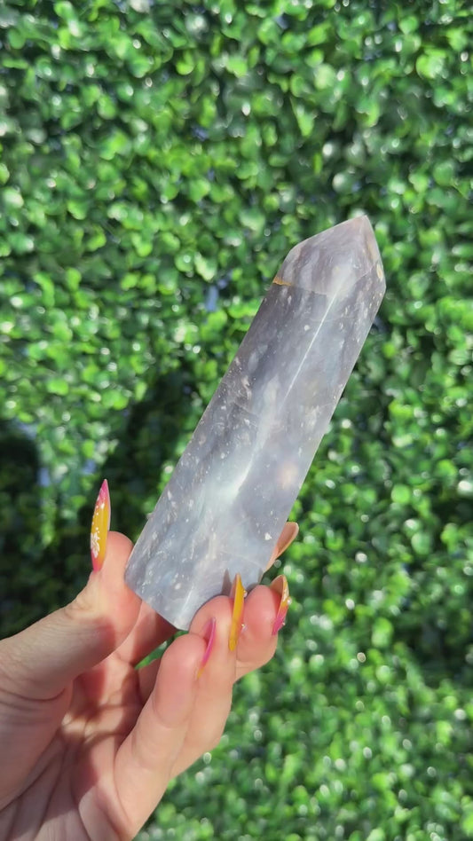 Purple Chalcedony Tower - Indonesia
